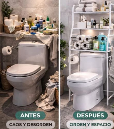 Organizador de baño 3 niveles - Más espacio hoy