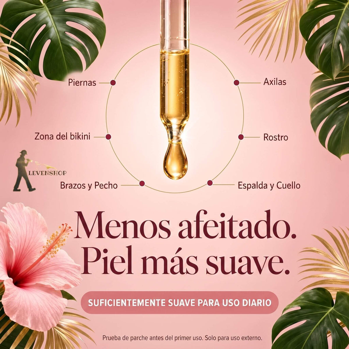 Aceite Natural para Depilación CyperusOil: Frena el Crecimiento del Vello