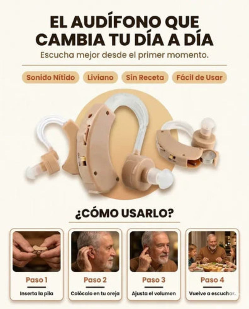 AURICULARES CLEARSOUND PRO - Vuelve a conversar sin esfuerzo