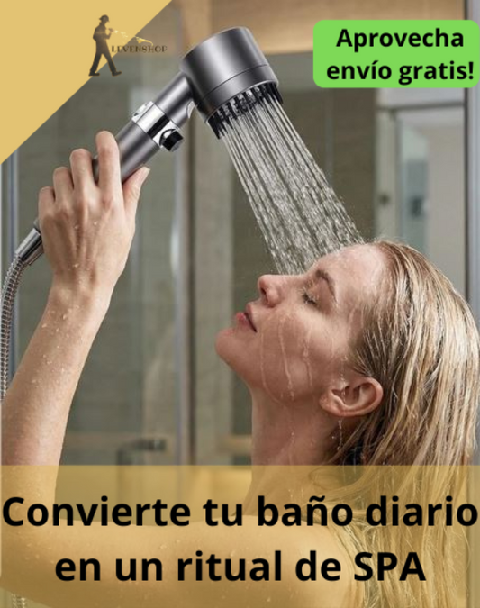 Cabezal Spa Purificador: Alta presión con filtro y masaje 💆