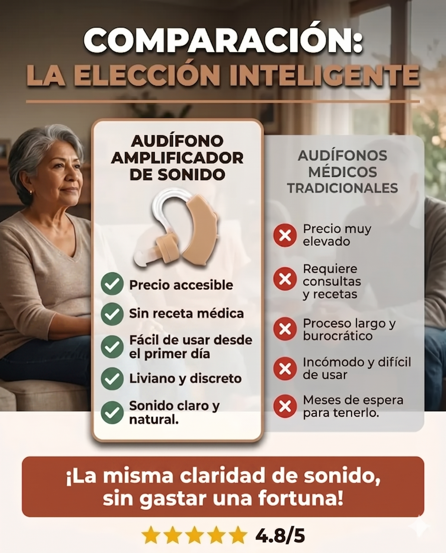 AURICULARES CLEARSOUND PRO - Vuelve a conversar sin esfuerzo
