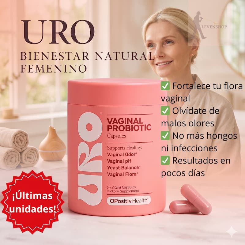 URO PROBIÓTICO ÍNTIMO  60 CÁPSULAS - RECUPERA TU CONFIANZA