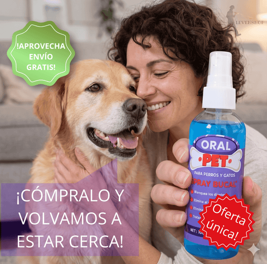 -OralPet Spray- Vuelve a disfrutar estar cerca de tu mascota