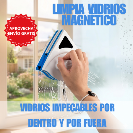 Limpia Vidrios Magnético