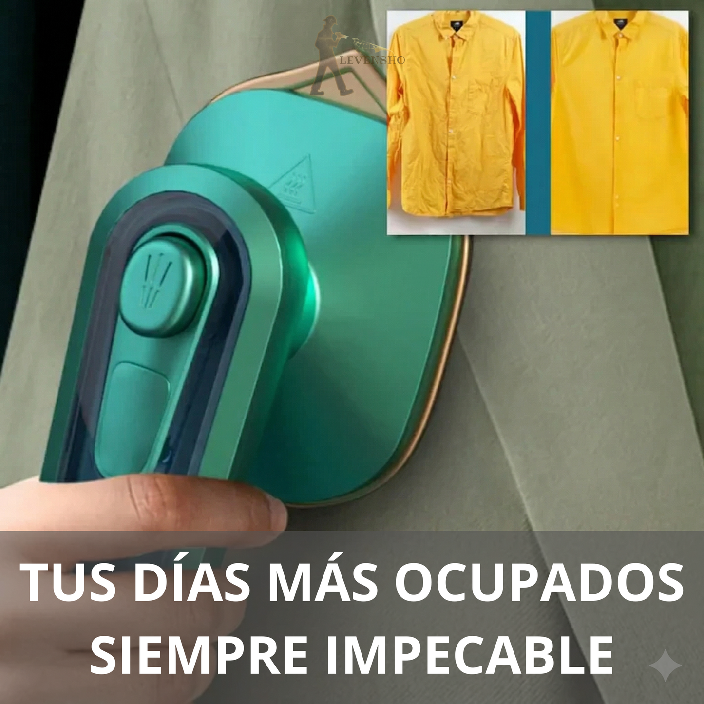 Mini Plancha a Vapor "Saca Apuros"