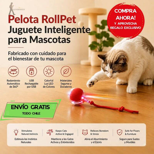 RollPet - La pelota para perros y gatos felices 🐶😺♥️